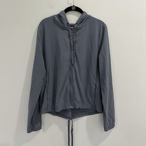 Victorias Secret Sport Jacket Womens Size Medium Zip Pockets Tie Back Athleisure